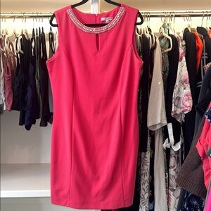 Pink size 14 Sandra Darren cocktail dress